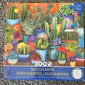 Ceaco Succulents Puzzle - Colorful Multicolor